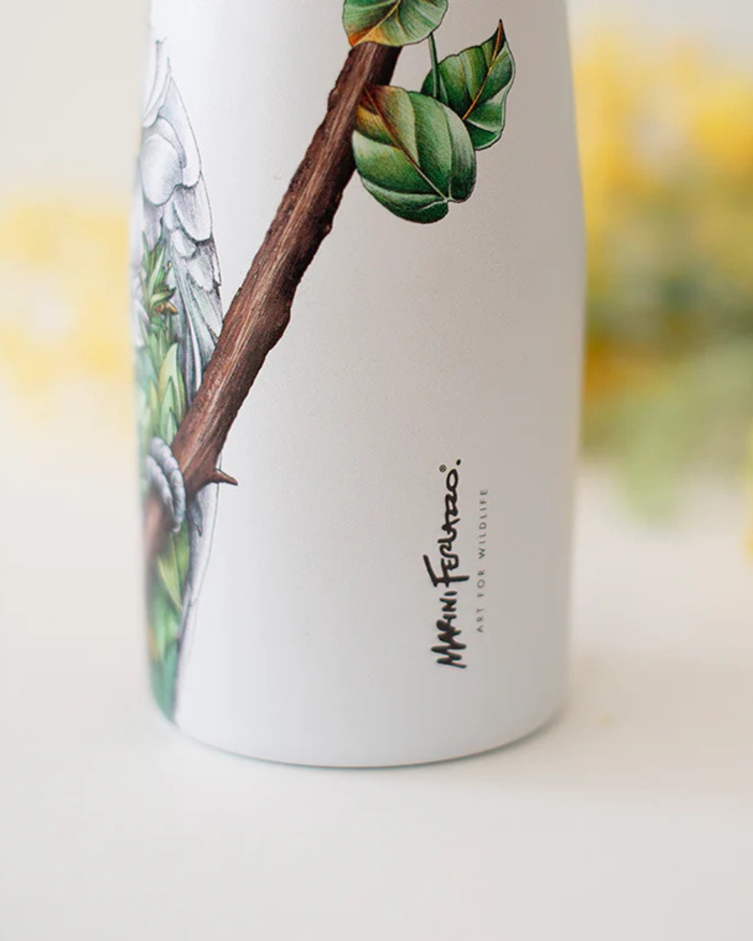 Sulphur-crested Cockatoo Double Wall Insulated Drink Bottle