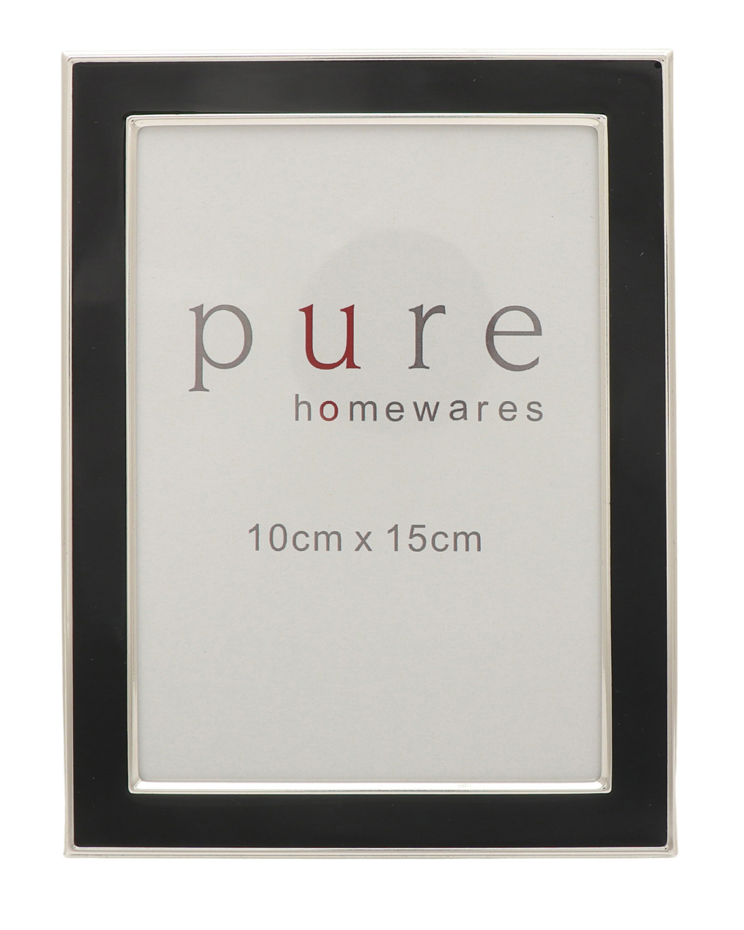 Castran Black Silver Frame 15 x 10 Small