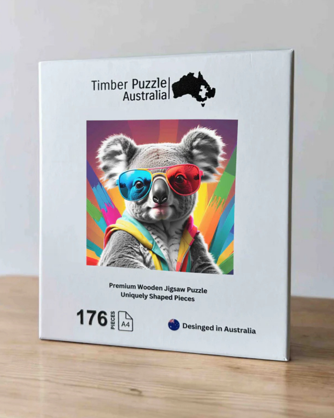 Retro Koala Wooden Puzzle