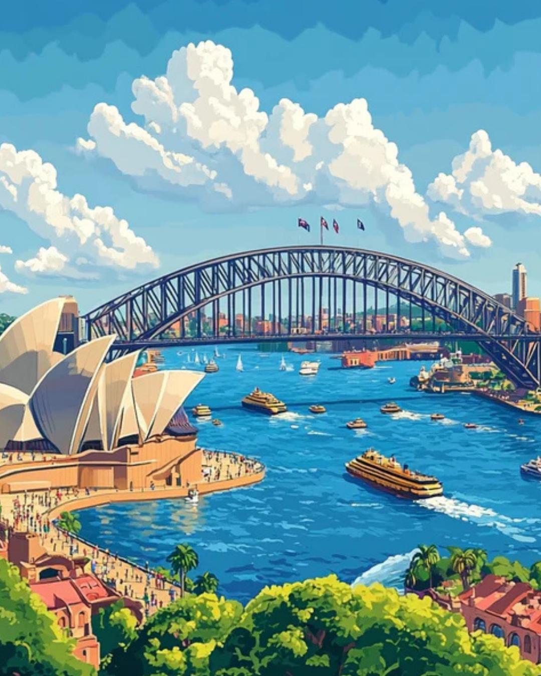 Iconic Sydney Wooden Puzzle