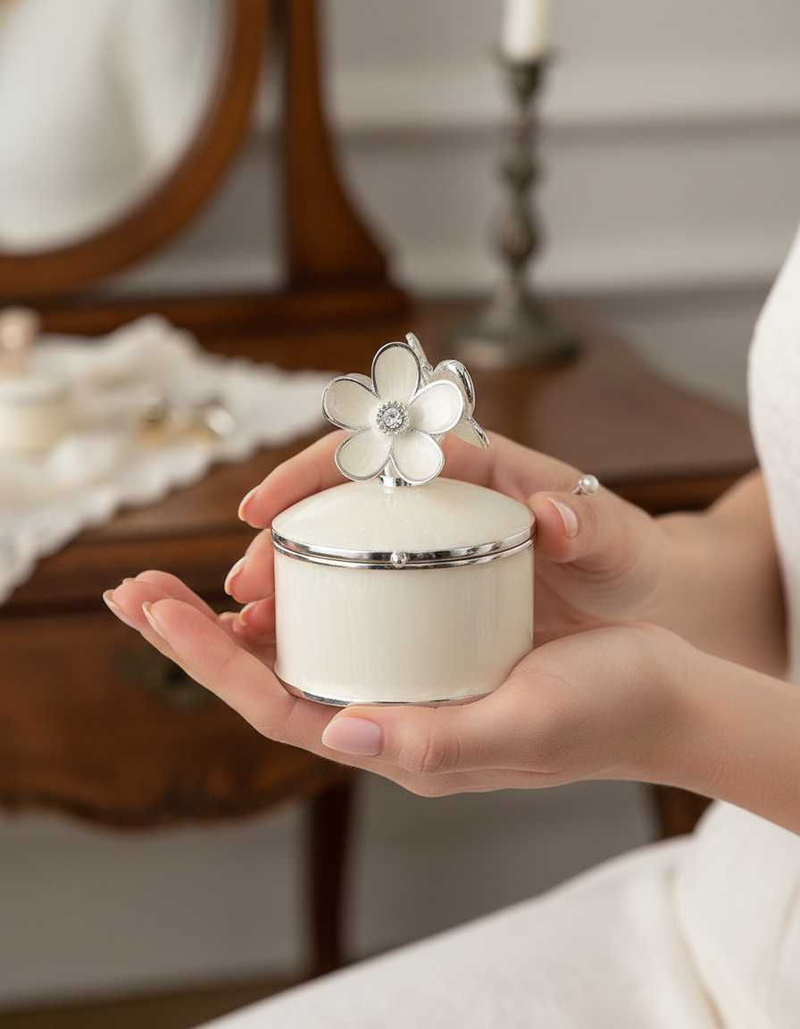 Sasha Enamel Ring Box Butterfly