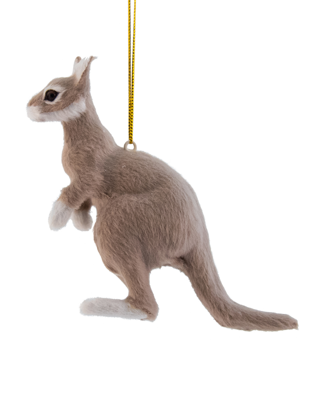 Faux Fur Hanging Grey Kangaroo Decoration