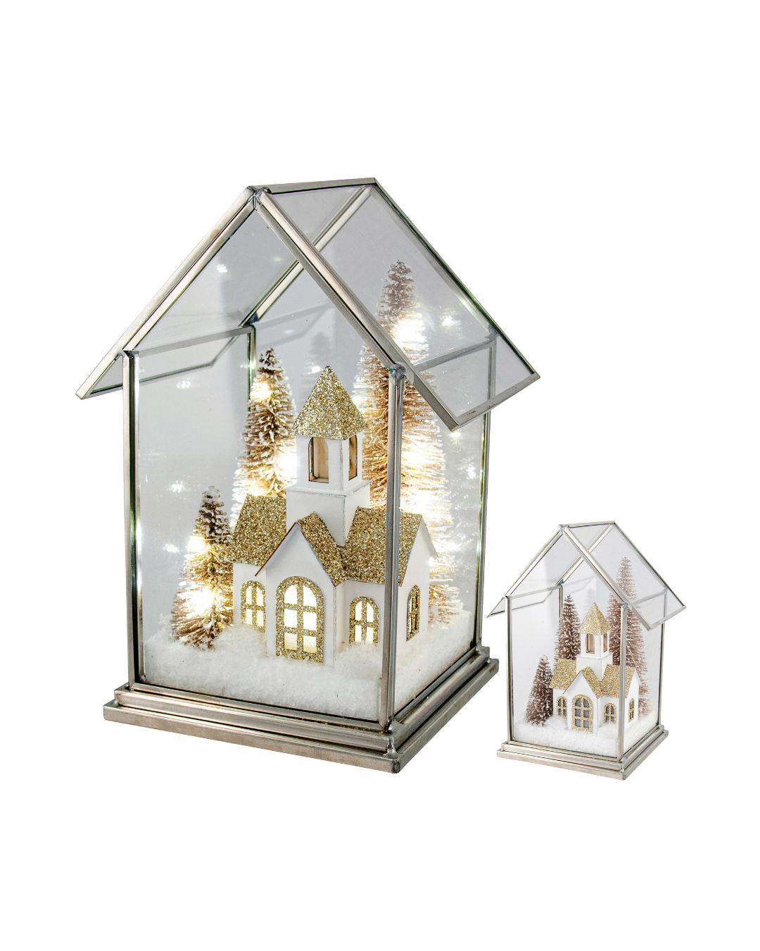 Acrylic Champagne House with LED Lights