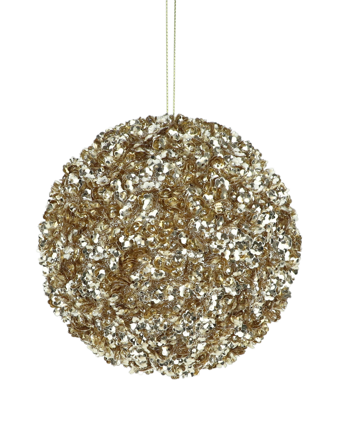 Beaded Sequin Champagne Ball