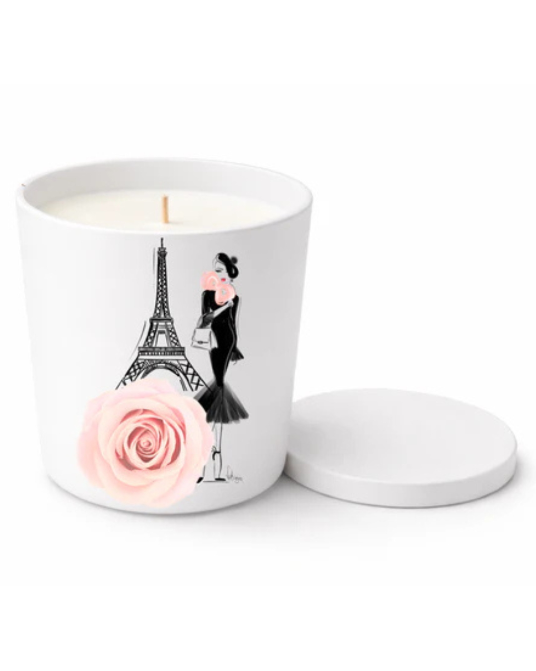 Luxury Coconut Soy Wax Candle - Lunch in Paris