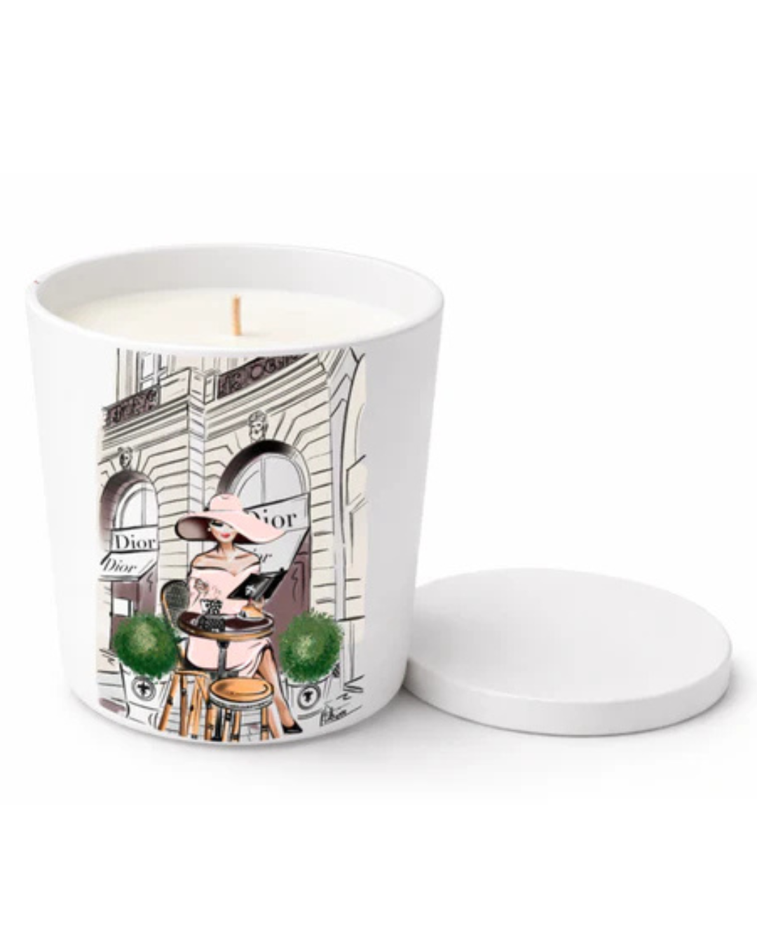 Luxury Coconut Soy Wax Candle - Cafe Dior