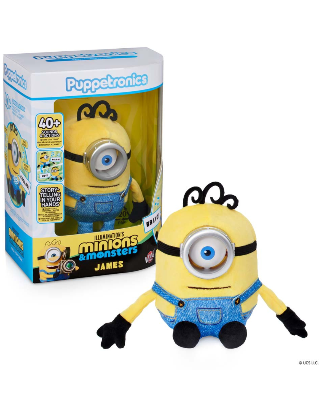 Minions & Monsters Interactive Palm Puppetronic - James