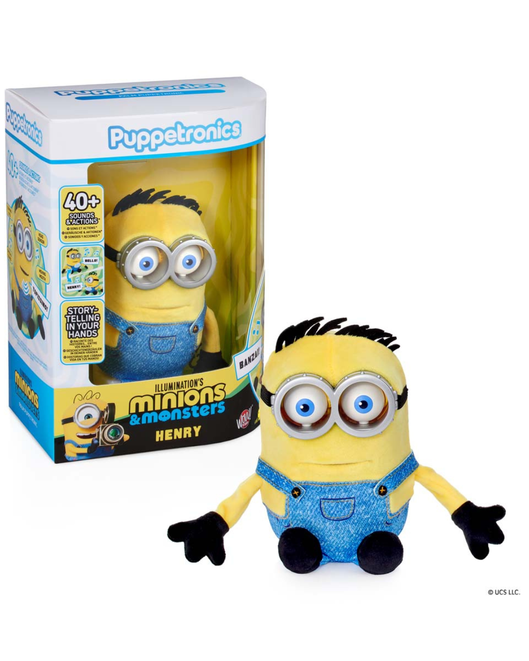 Minions & Monsters Interactive Palm Puppetronic - Henry