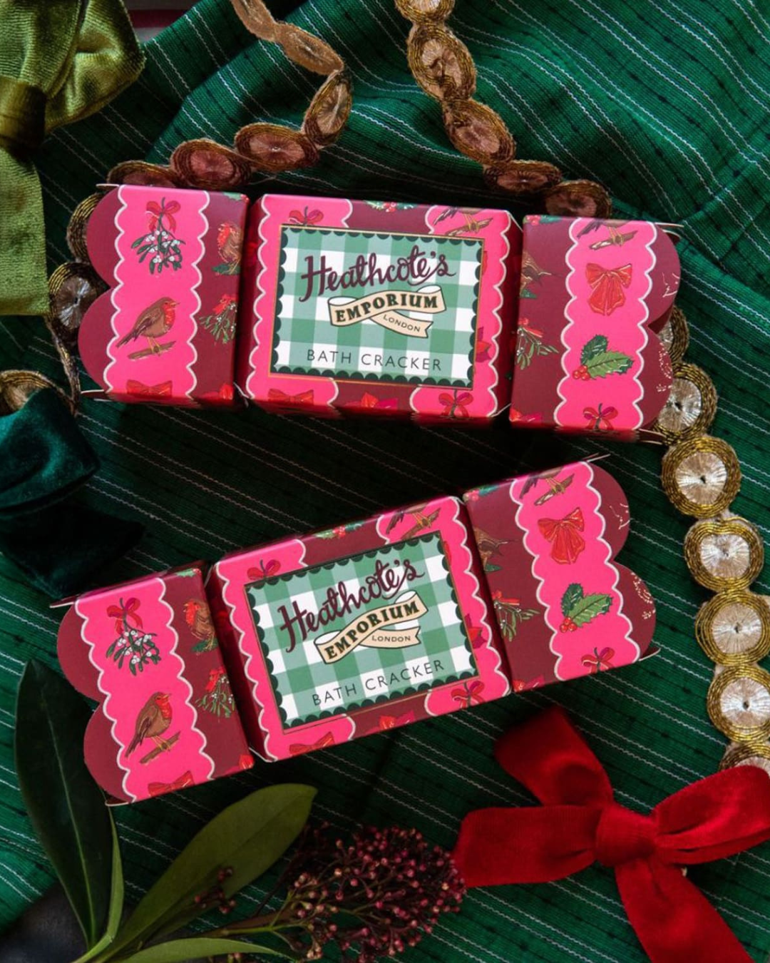 Heathcote's Emporium Festive Bath Bomb Crackers