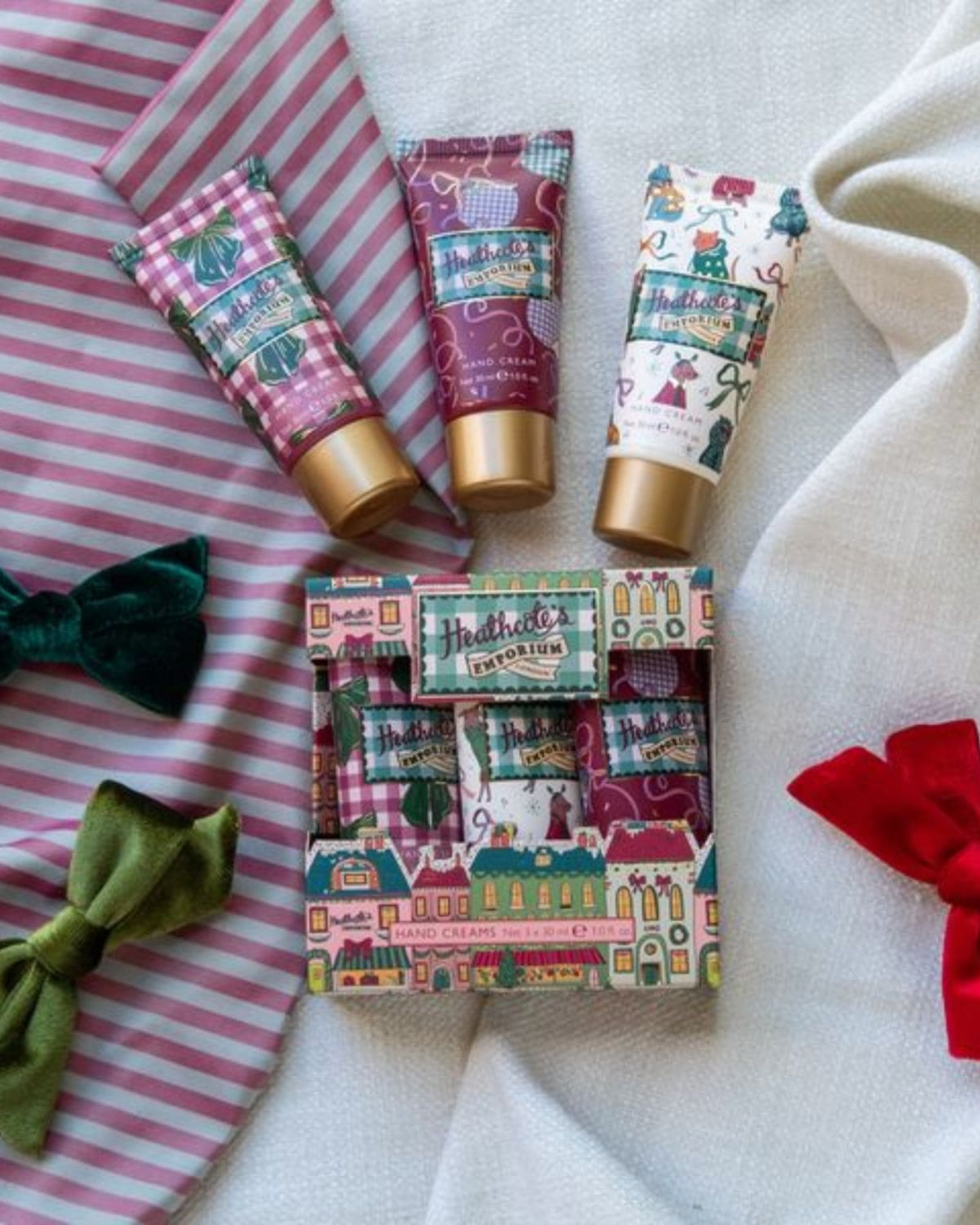 Heathcote's Emporium Festive Robin Hand Cream in Tin