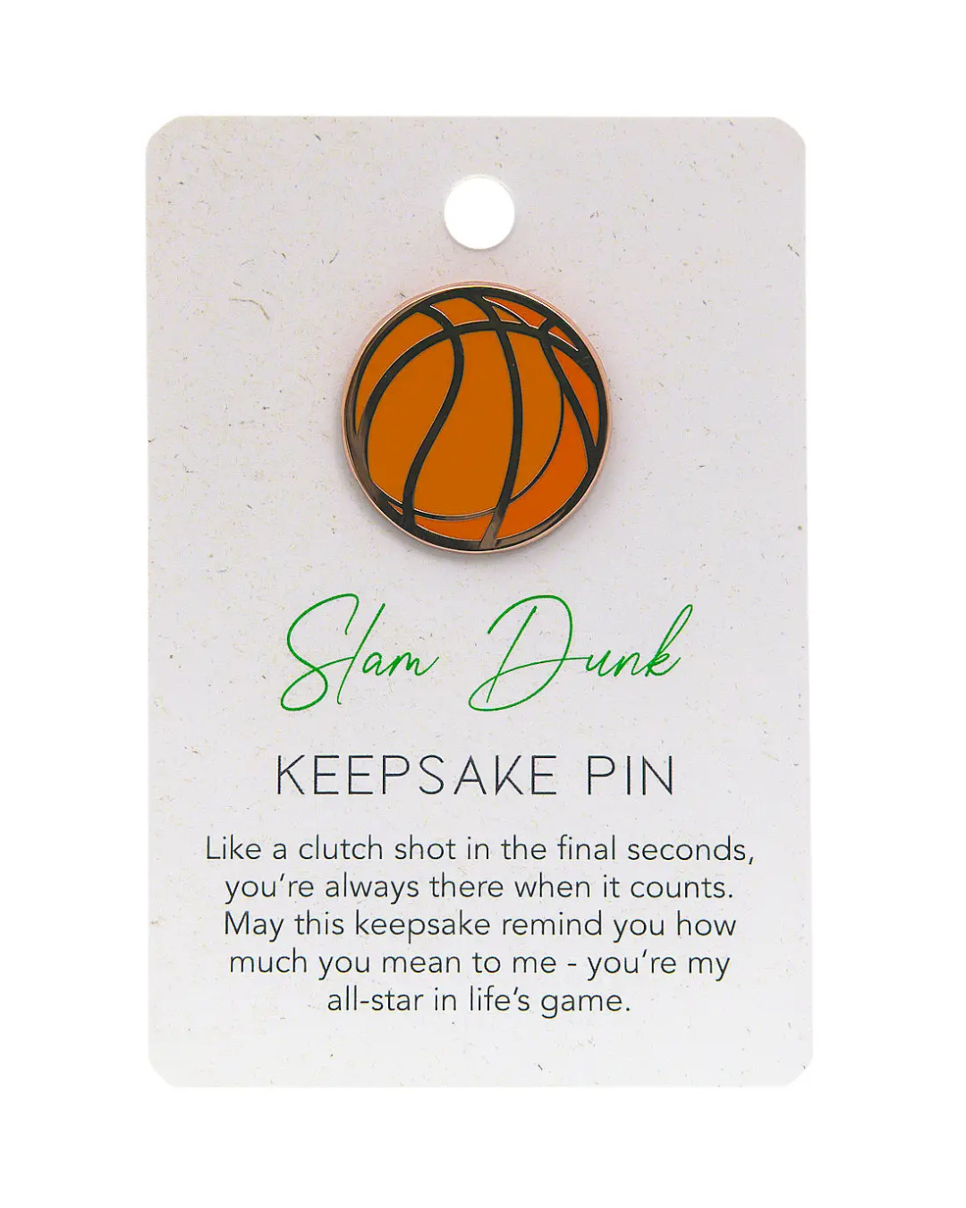 Champions Of Life Slam Dunk Keepsake Pin