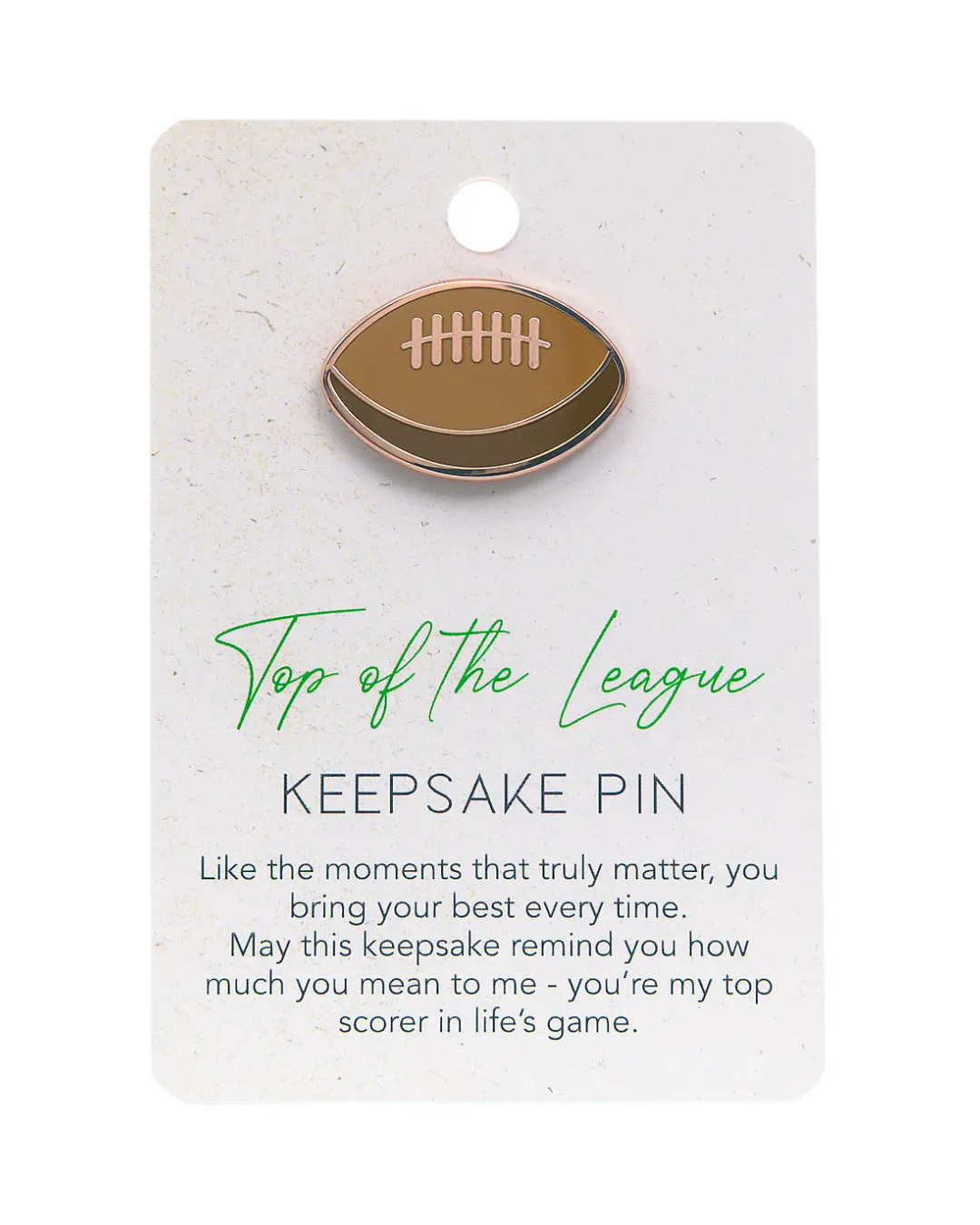Champions Of Life Top Of The League Keepsake Pin