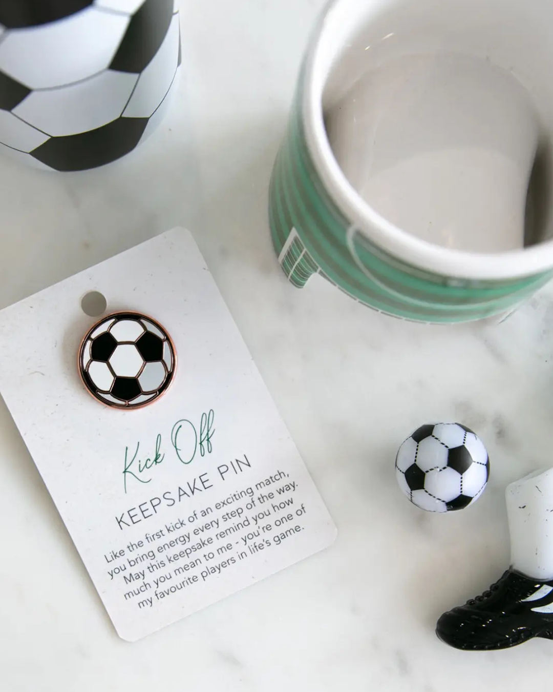 Champions Of Life Kick Off Keepsake Pin