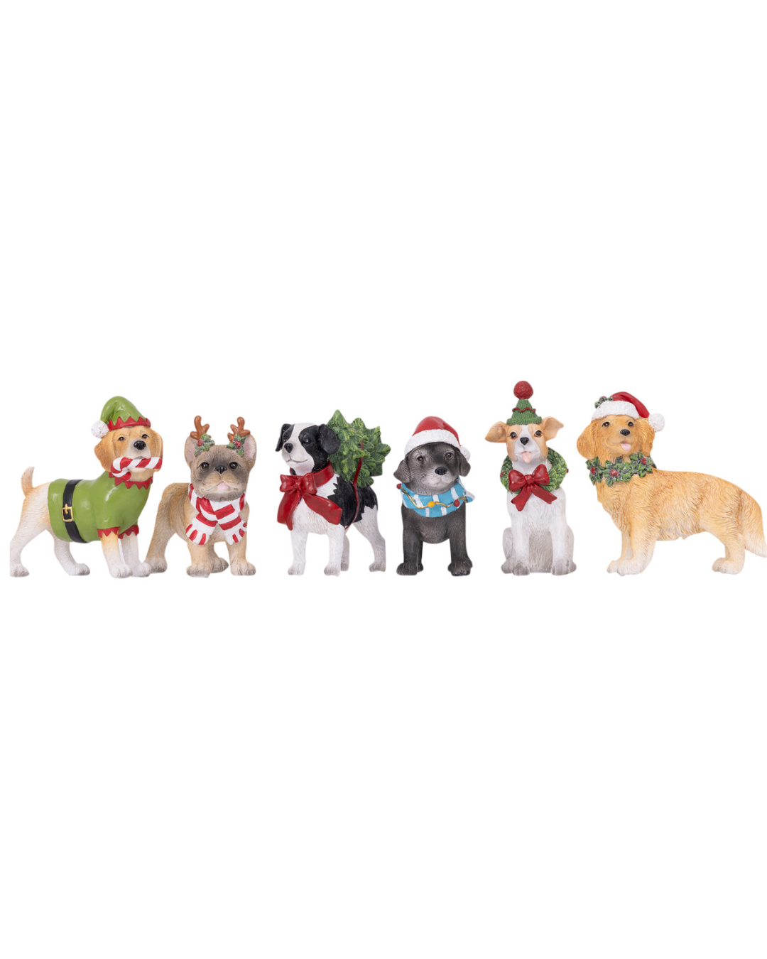 Christmas Lights Dog Ornament