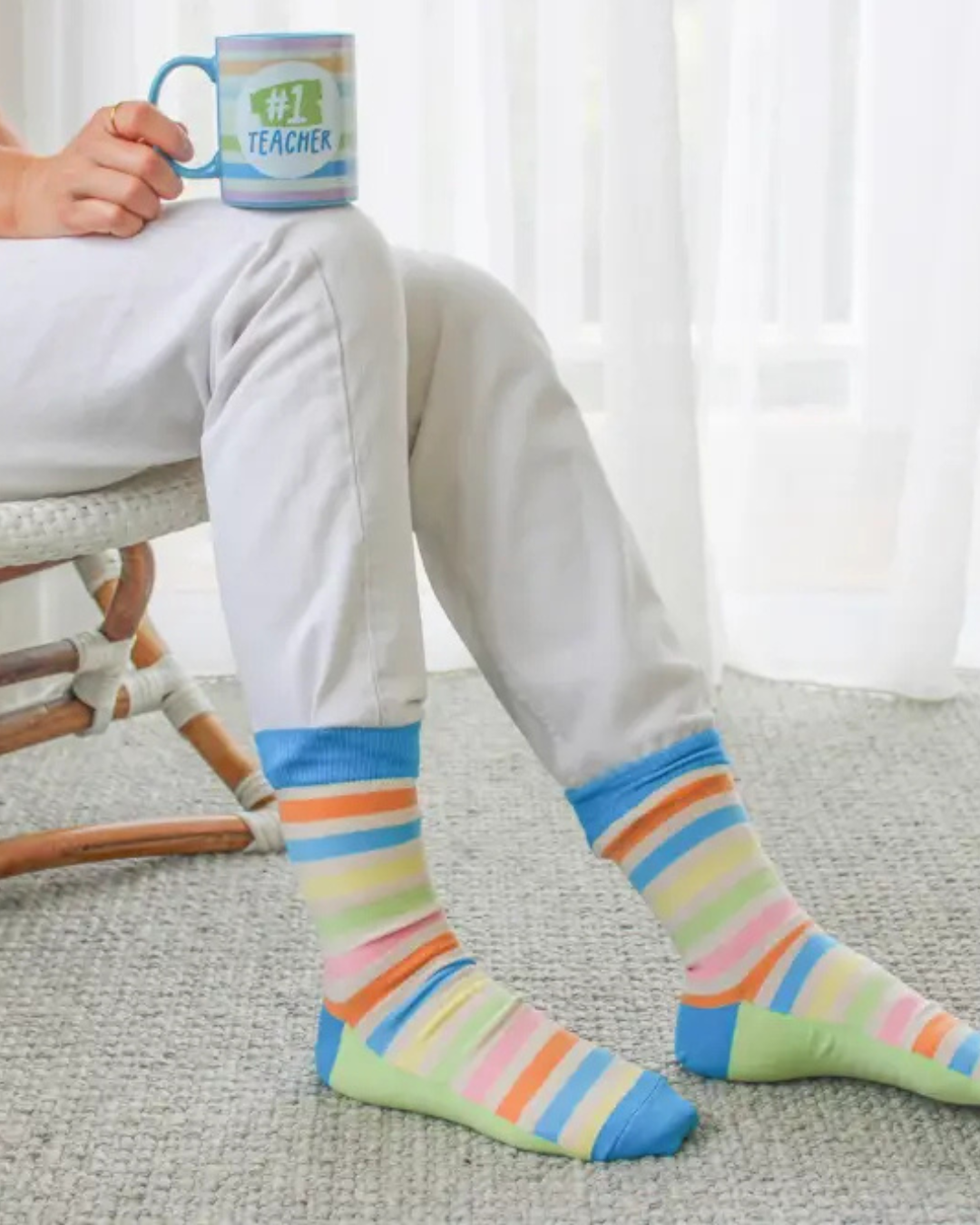 Teacher - #1 Mug & Sock Set