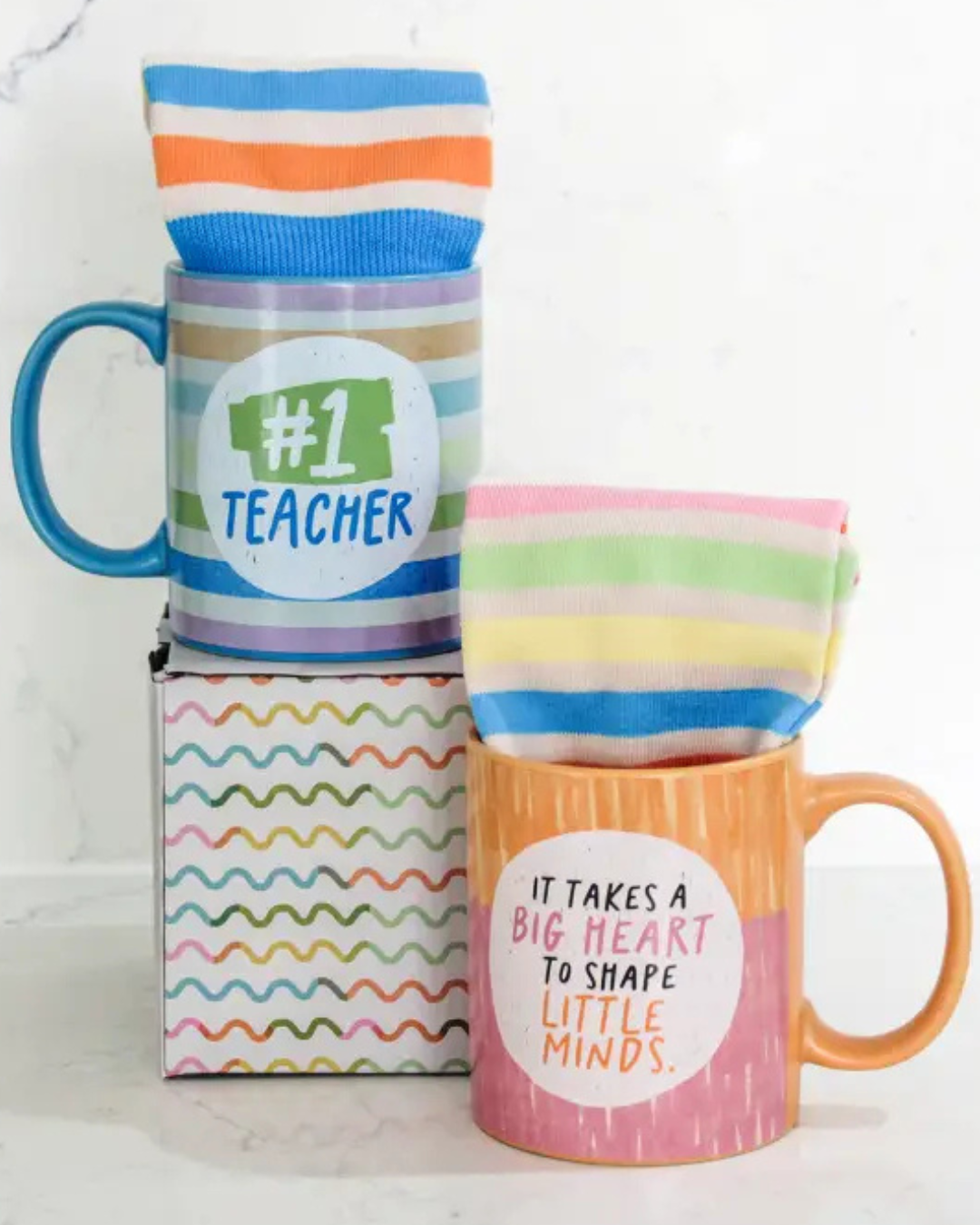 Teacher Big Heart - Mug & Sock Set