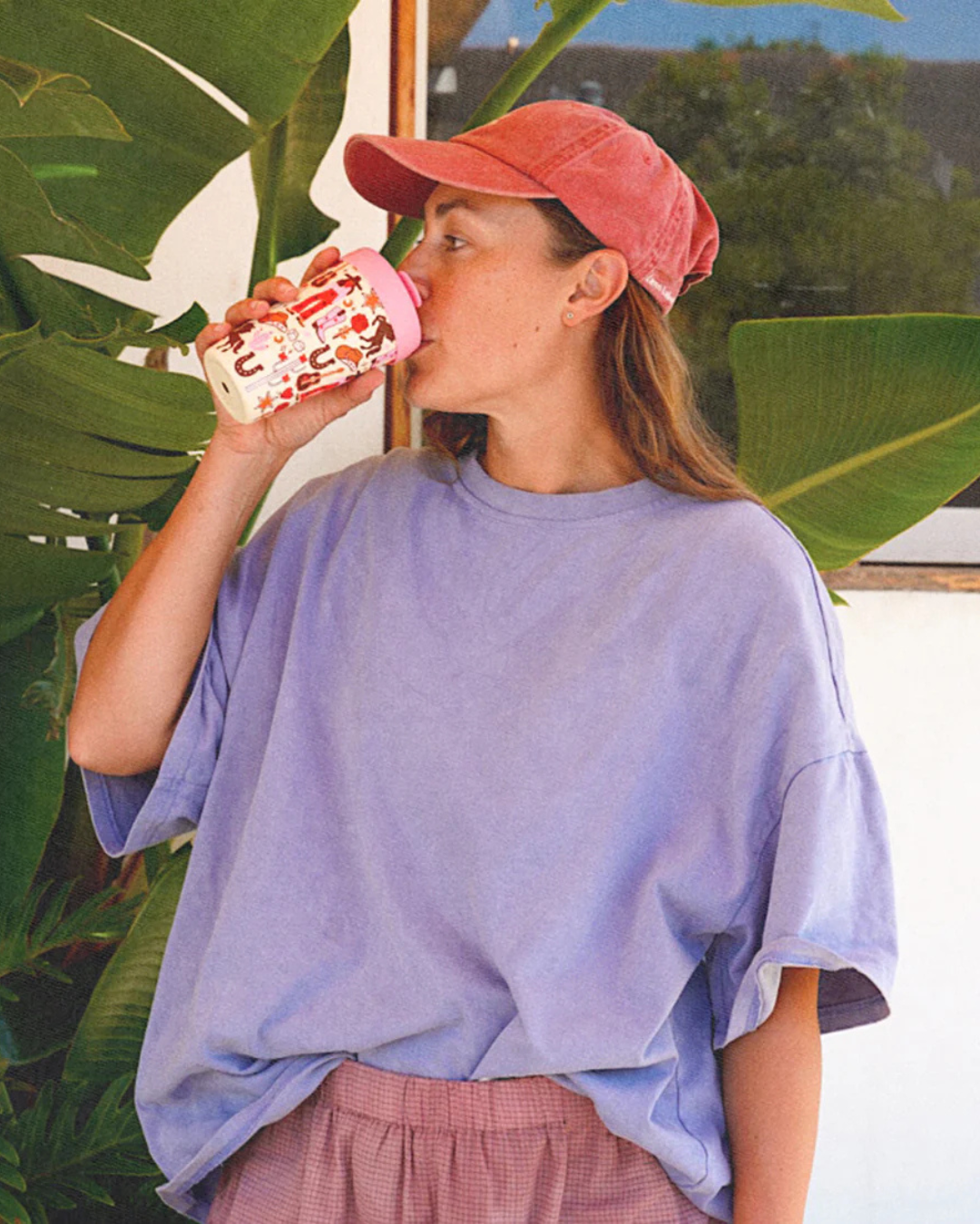 Cowgirl Stainless Steel Coffee Cup