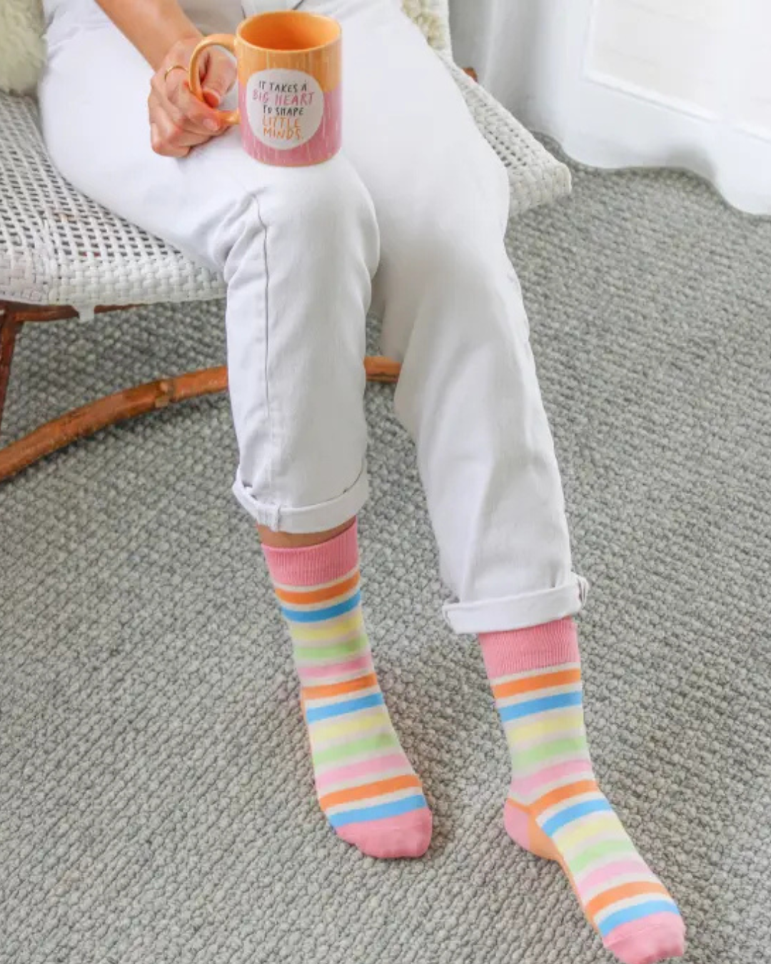 Teacher Big Heart - Mug & Sock Set