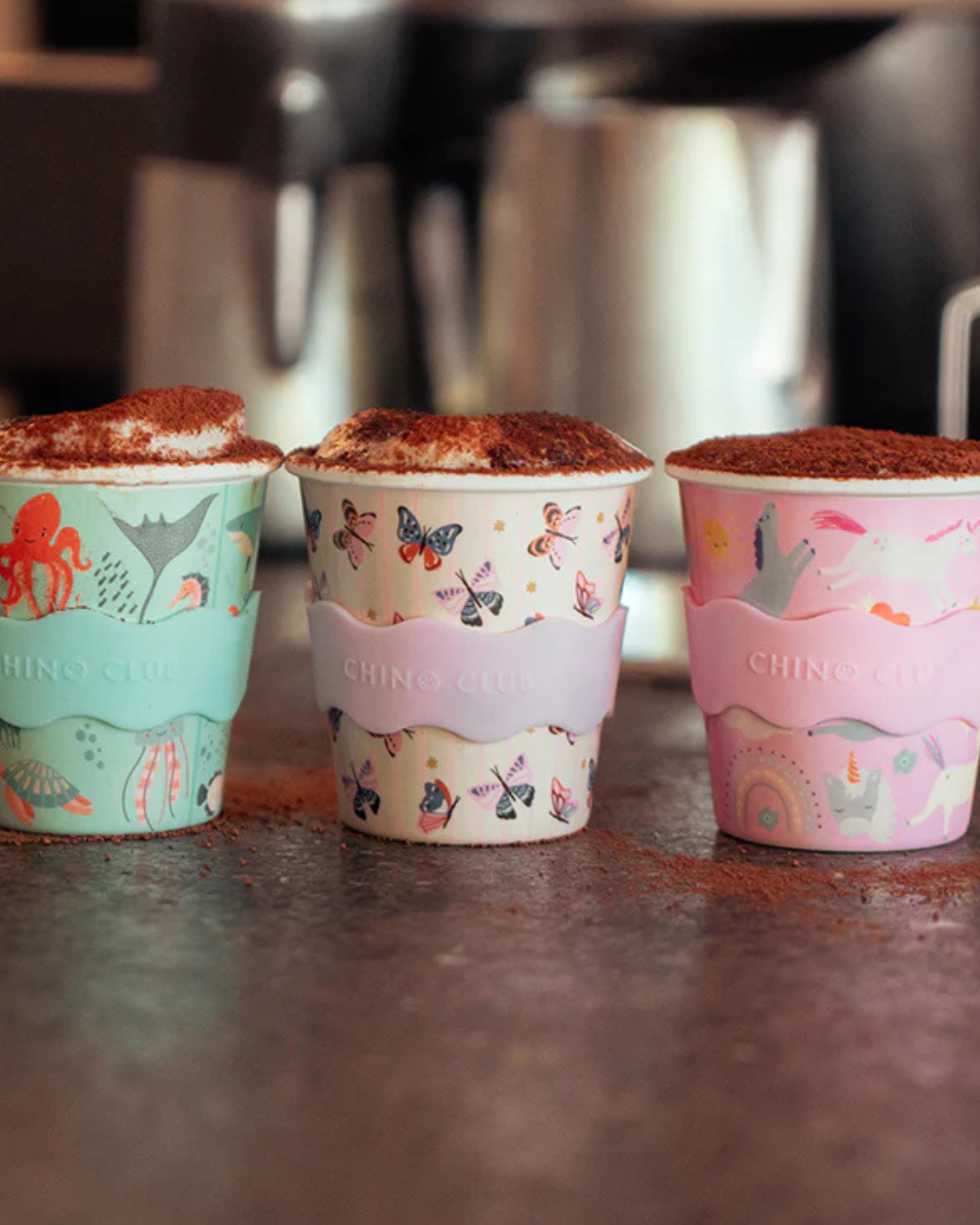 Pink Unicorn Babychino Mini Cup