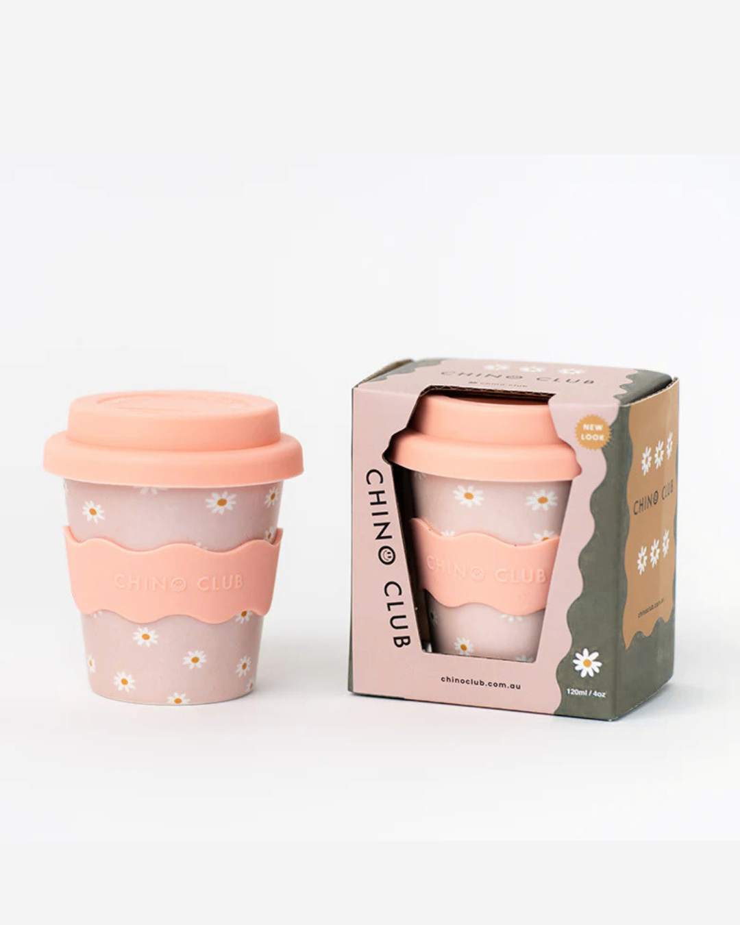 Pink Daisy Babychino Mini Cup