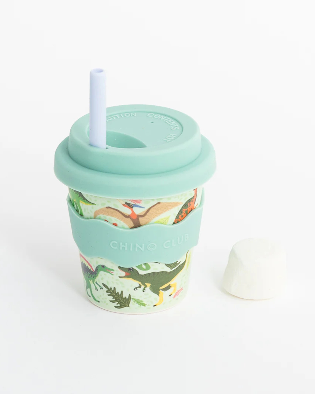 Green Dino Babychino Mini Cup