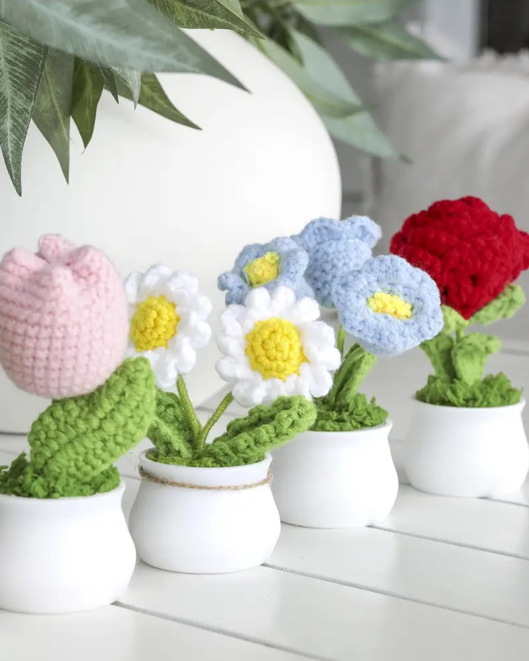 Assorted Crocheted Flowers
