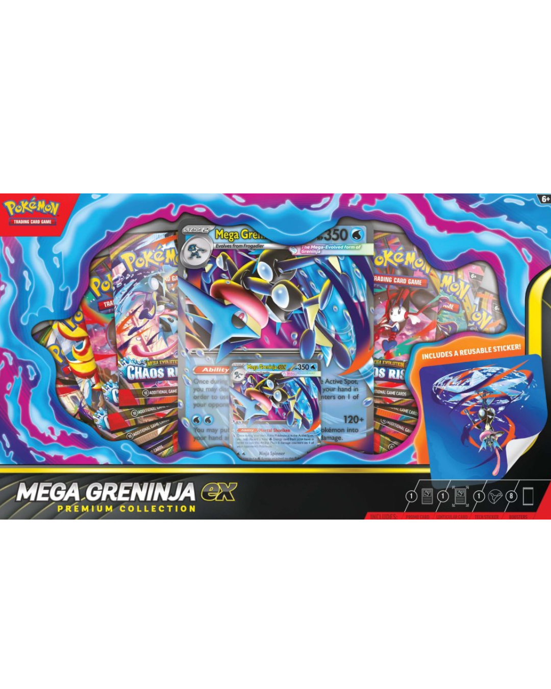 Pokémon TCG - Mega Greninja Ex Premium Collection