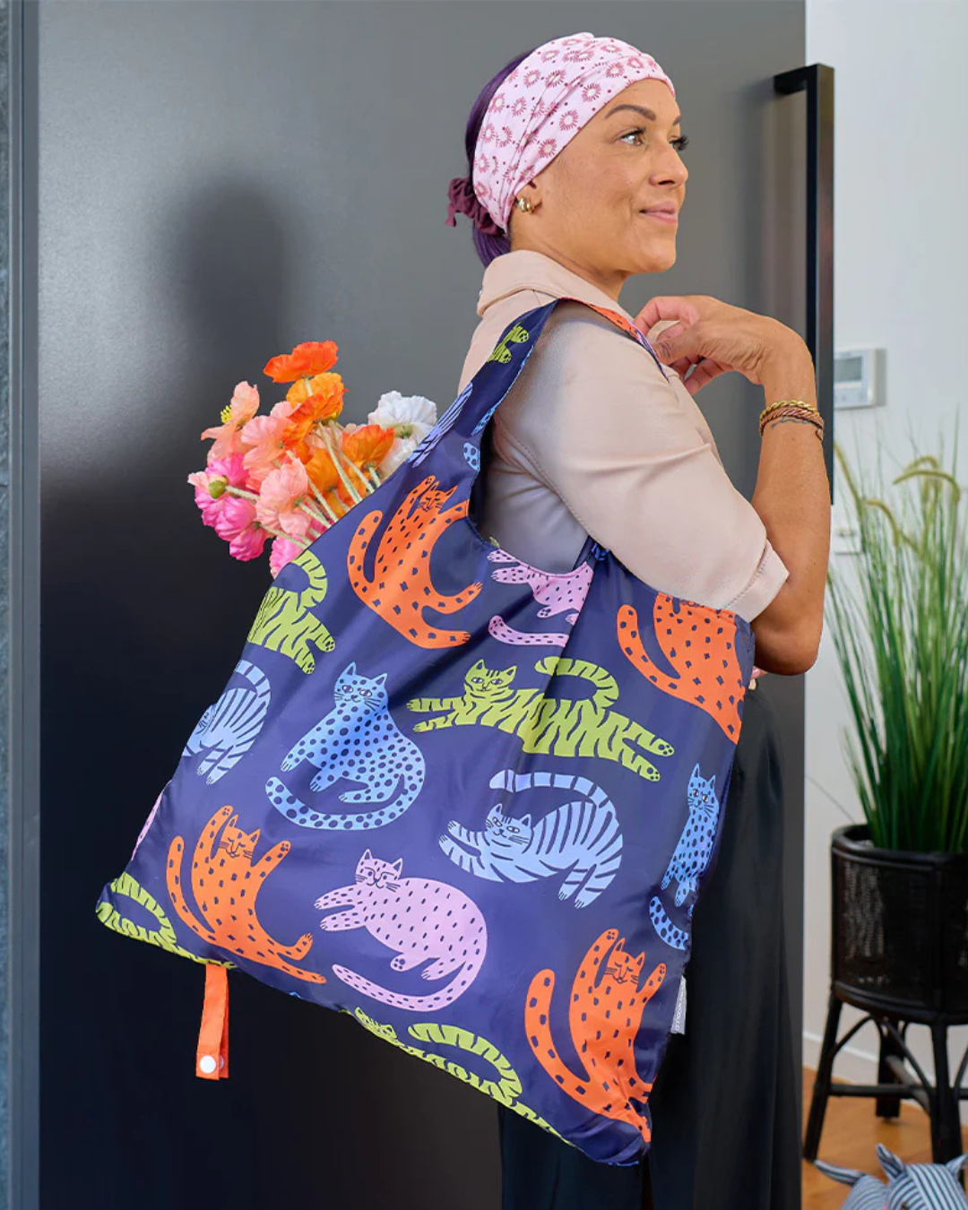 Shopping Tote - Multi Cat