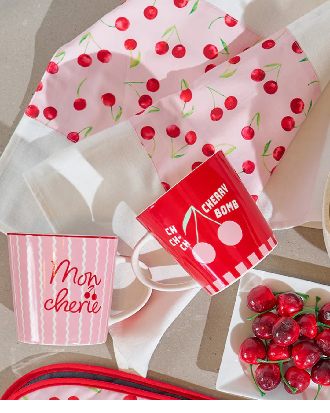 Cherrylicious Coffe Mug Set