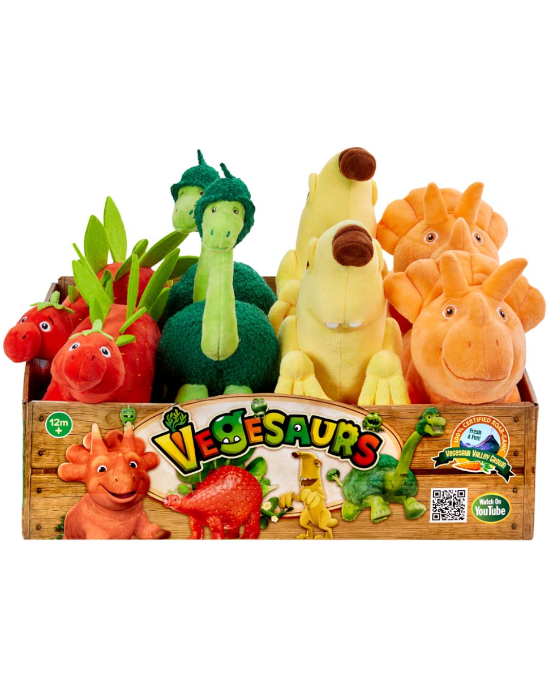 Vegesaurs Assorted Plush