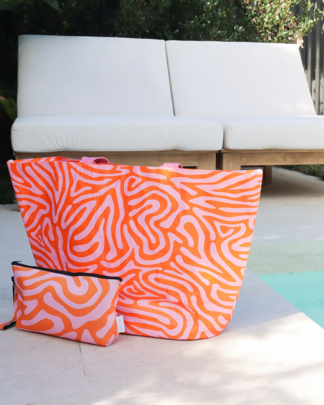 Beach Bliss Swirl Beach Bag
