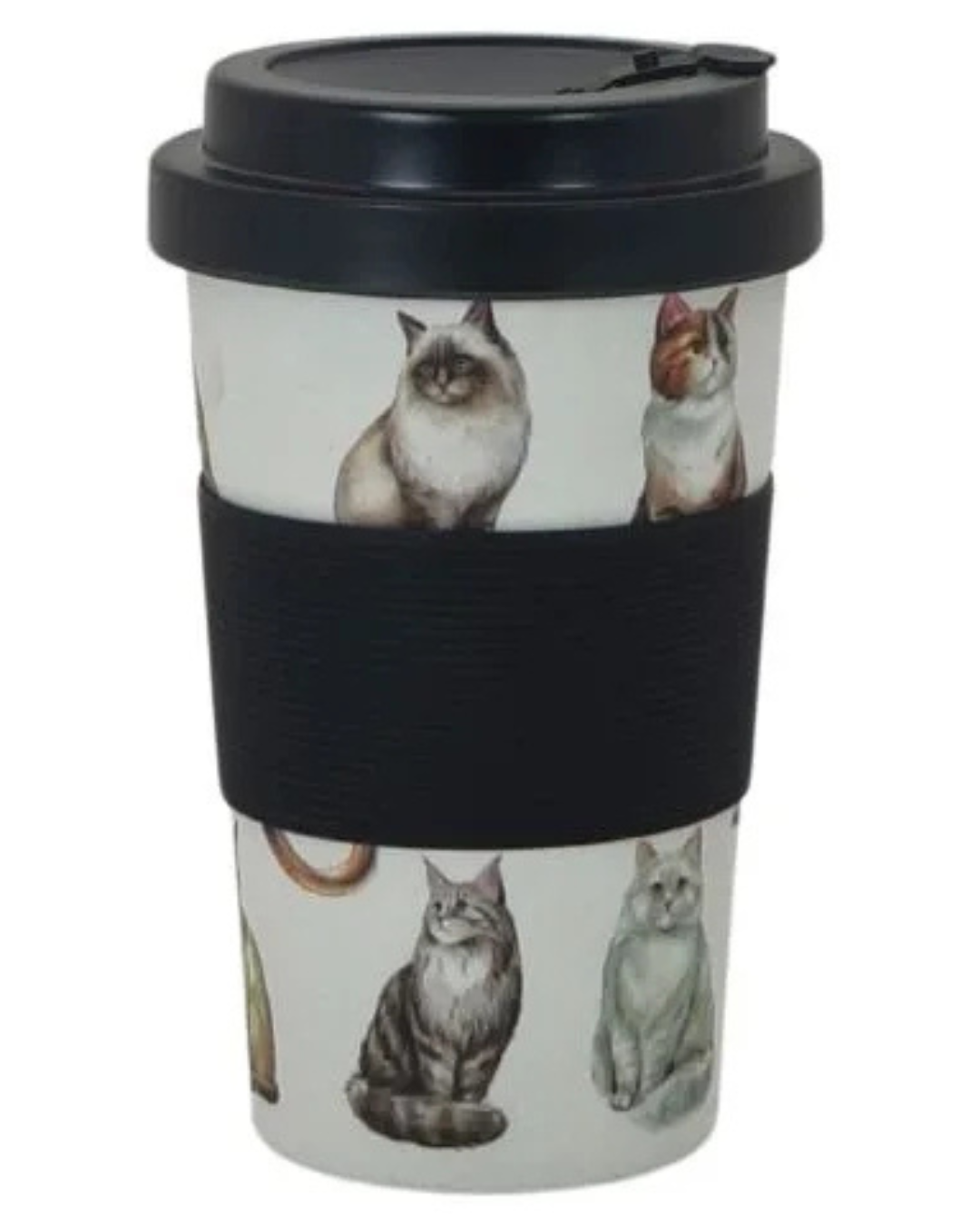Bamboo Travel Mug - Cats