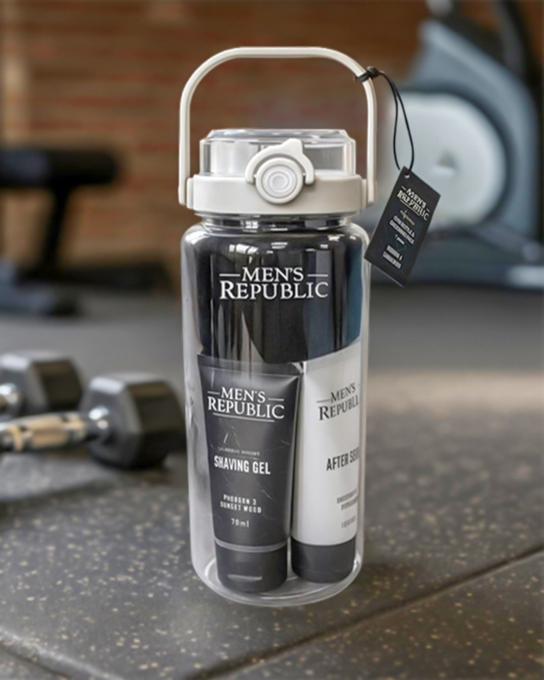 Grooming Kit In Water Bottle