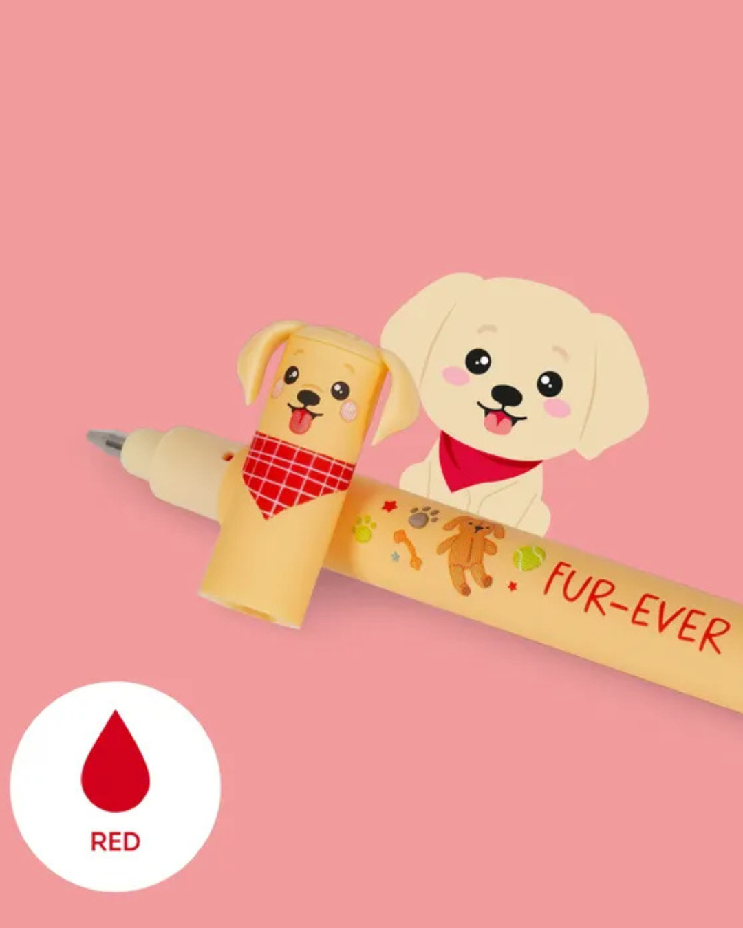 Set of 3 Erasable Gel Pen - Fur - Ever Friends