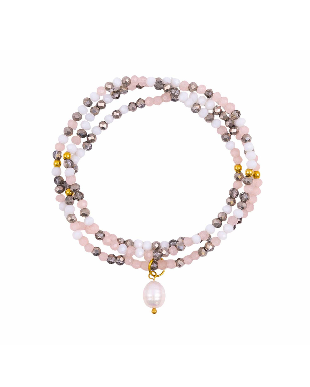 Pink Aurora Crystal Wrap Jewellery