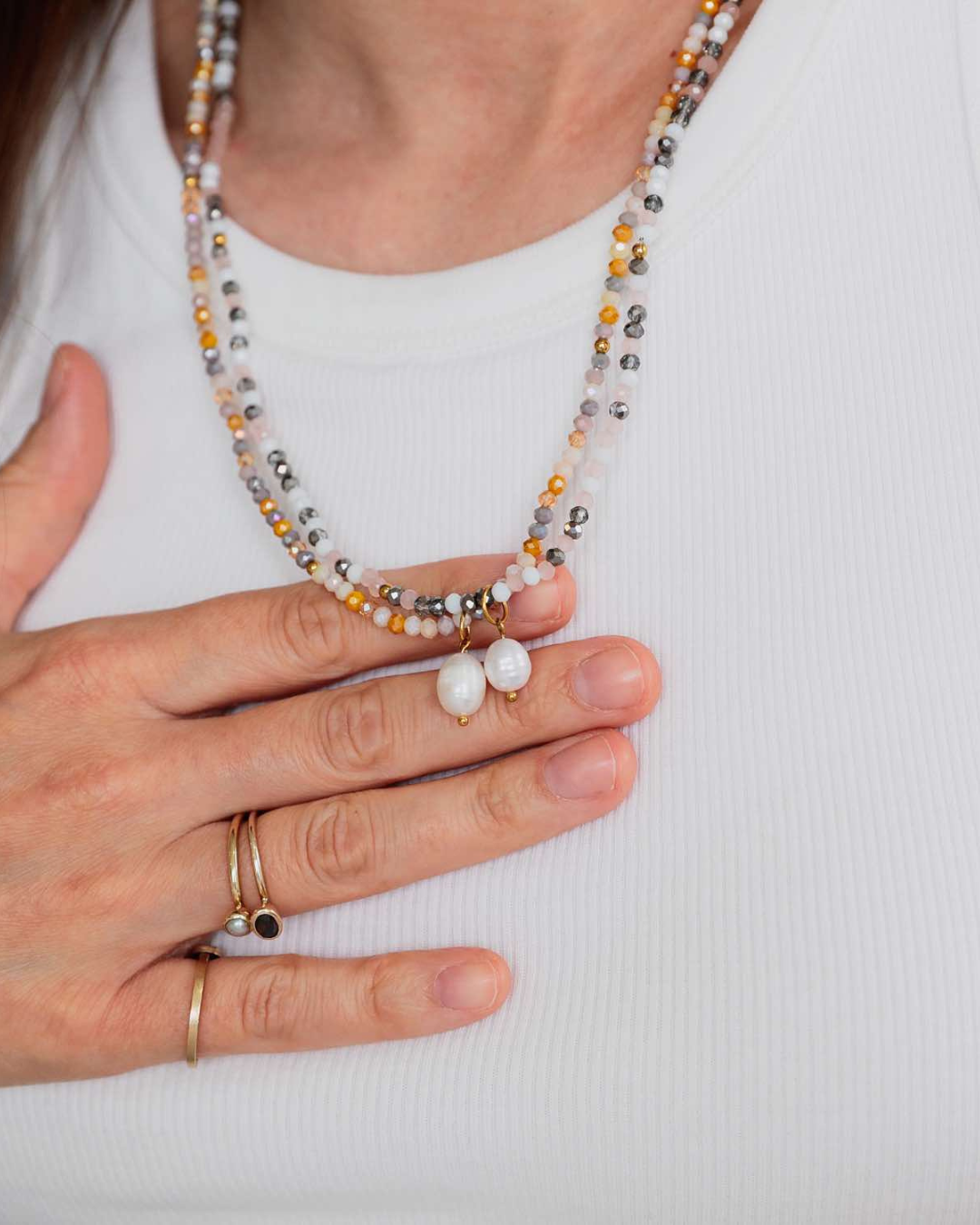 Marigold Charm Crystal Wrap Jewellery