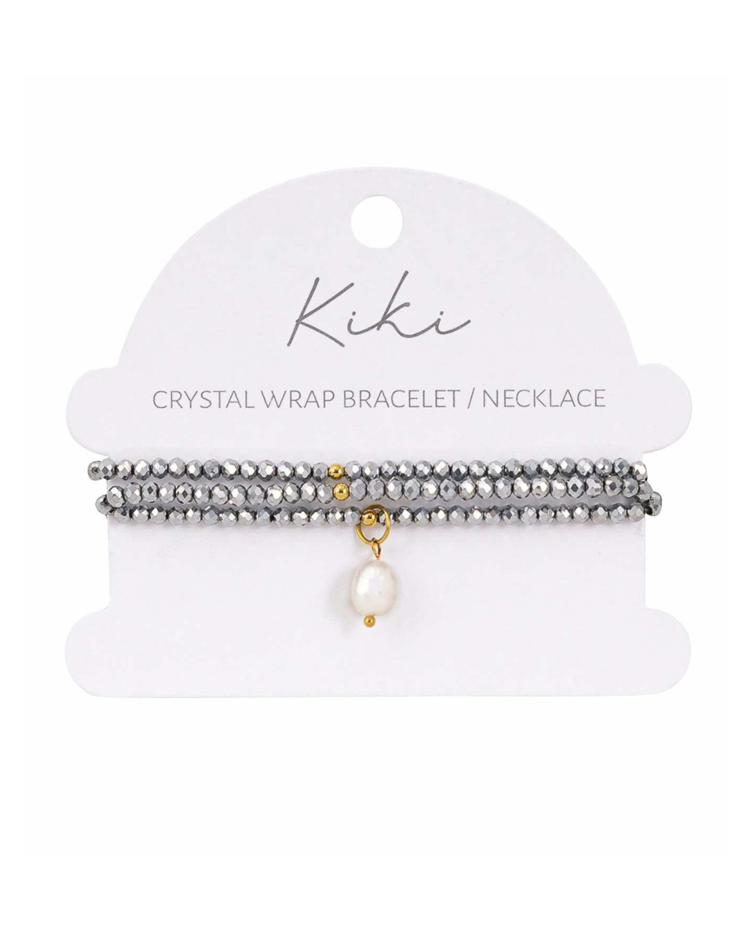 Silver Mist Crystal Wrap Jewellery