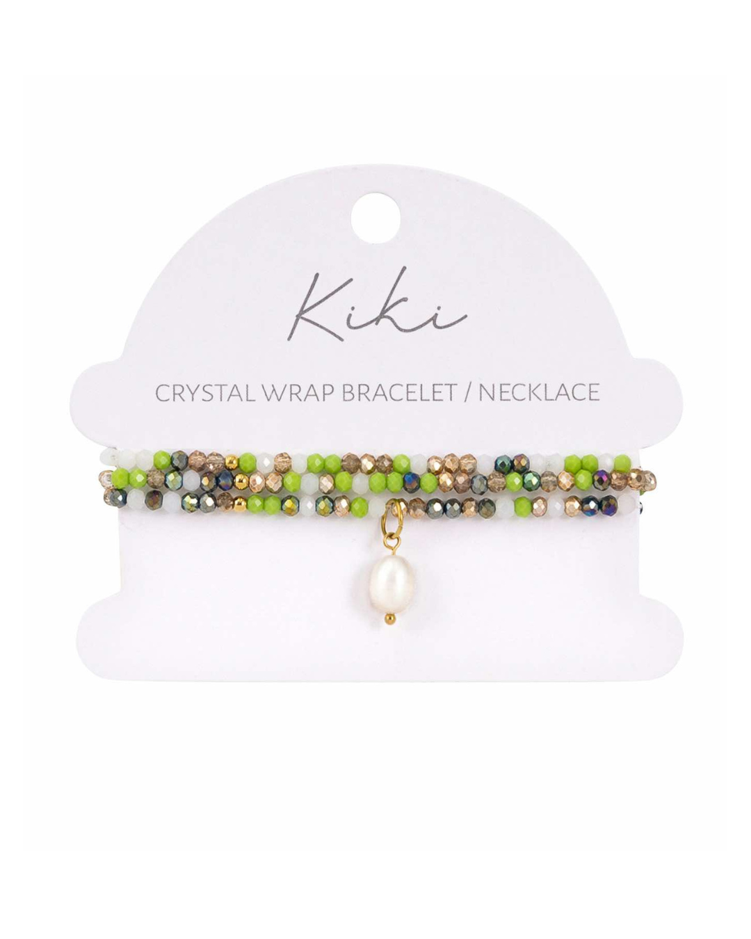 Green Oracle Crystal Wrap Jewellery