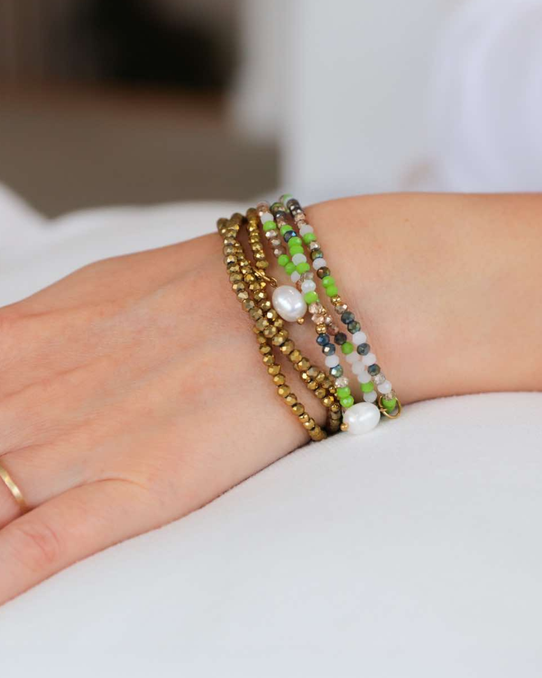 Green Oracle Crystal Wrap Jewellery