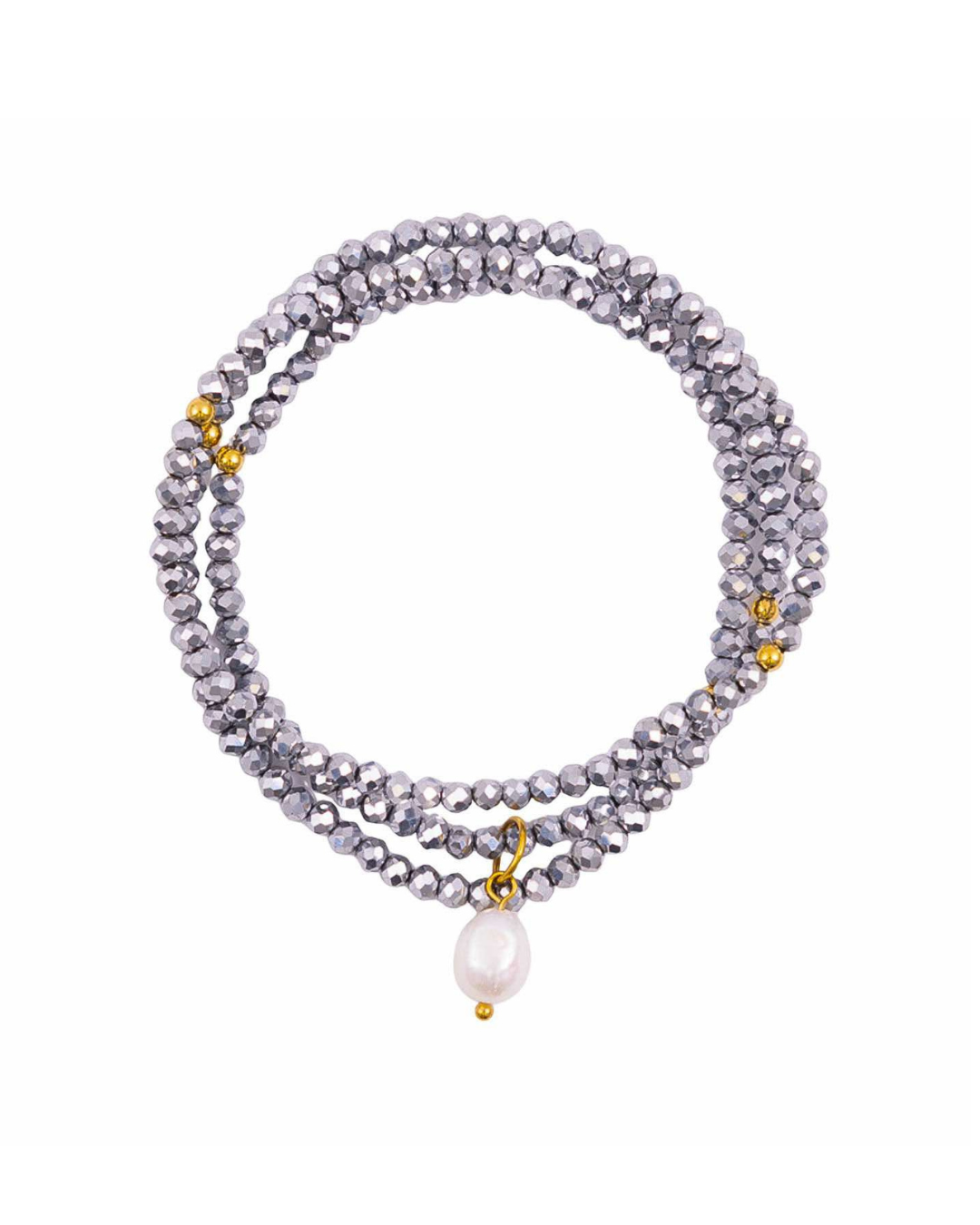 Silver Mist Crystal Wrap Jewellery