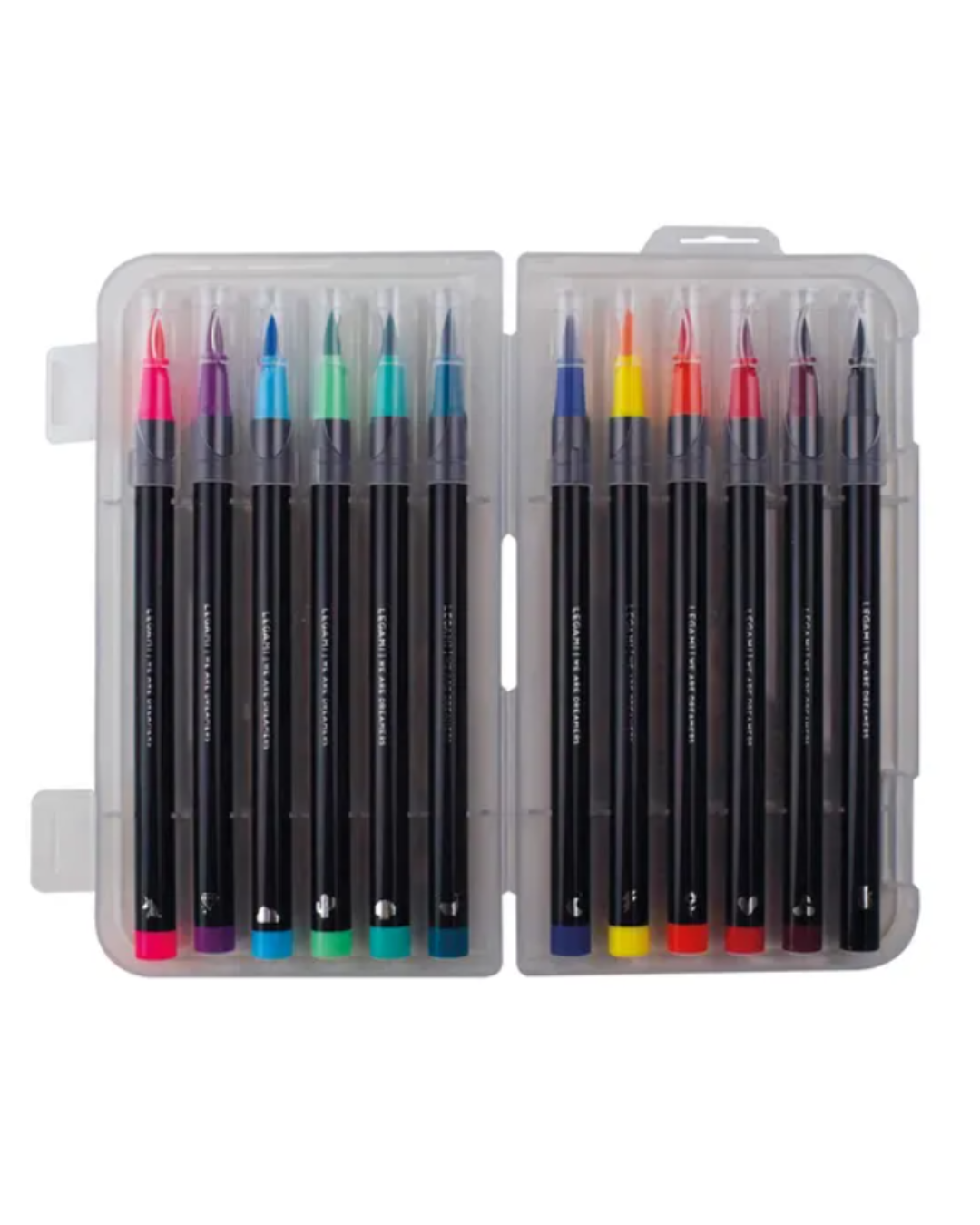 Set of 12 Brush Markers – Bright Tones