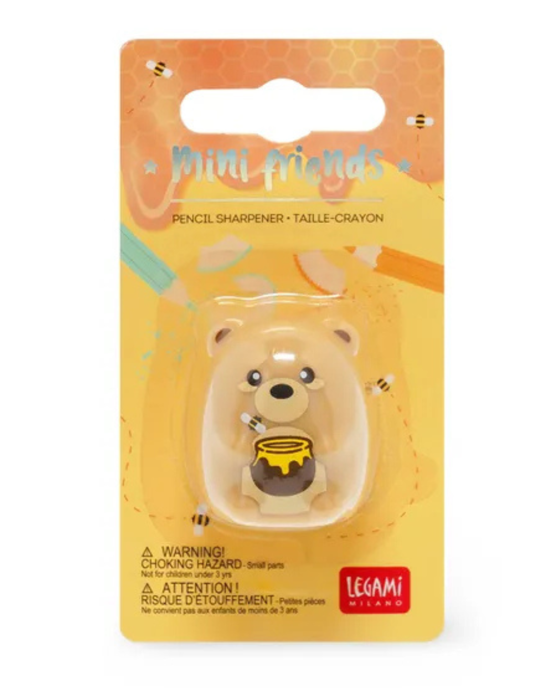 Pencil Sharpener - Mini Friends - Teddy Bear