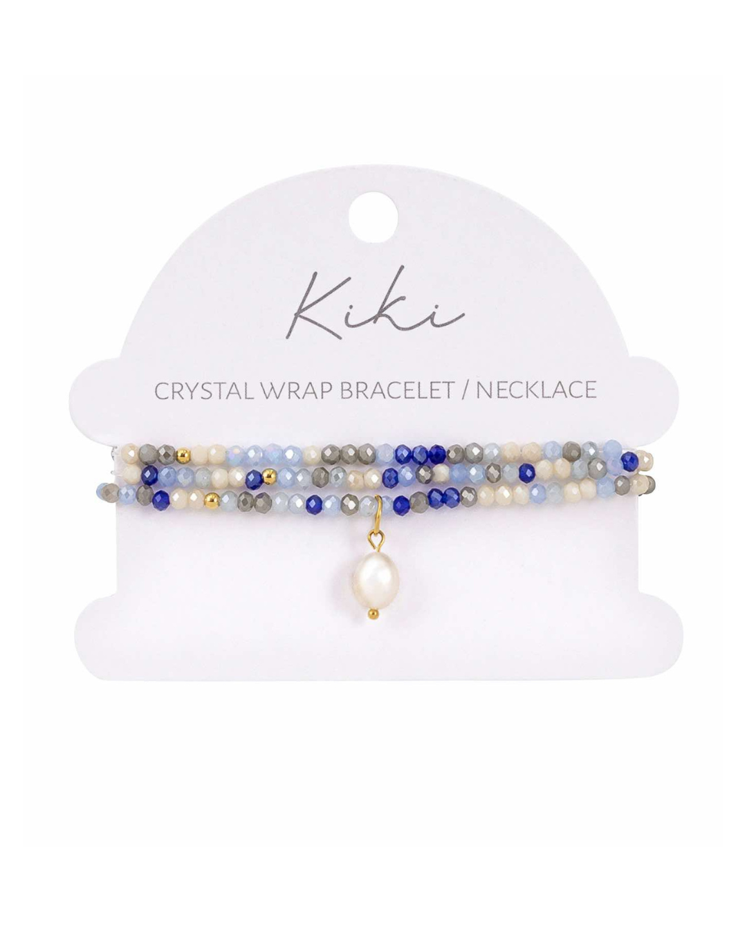 Azure Drift Crystal Wrap Jewellery