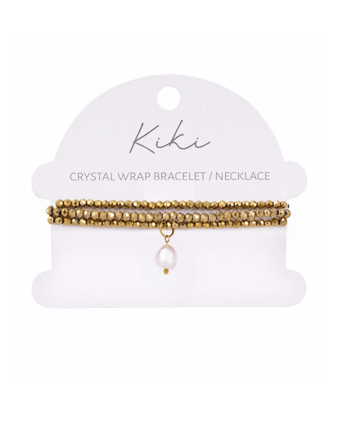 Golden Mirage Crystal Wrap Jewellery