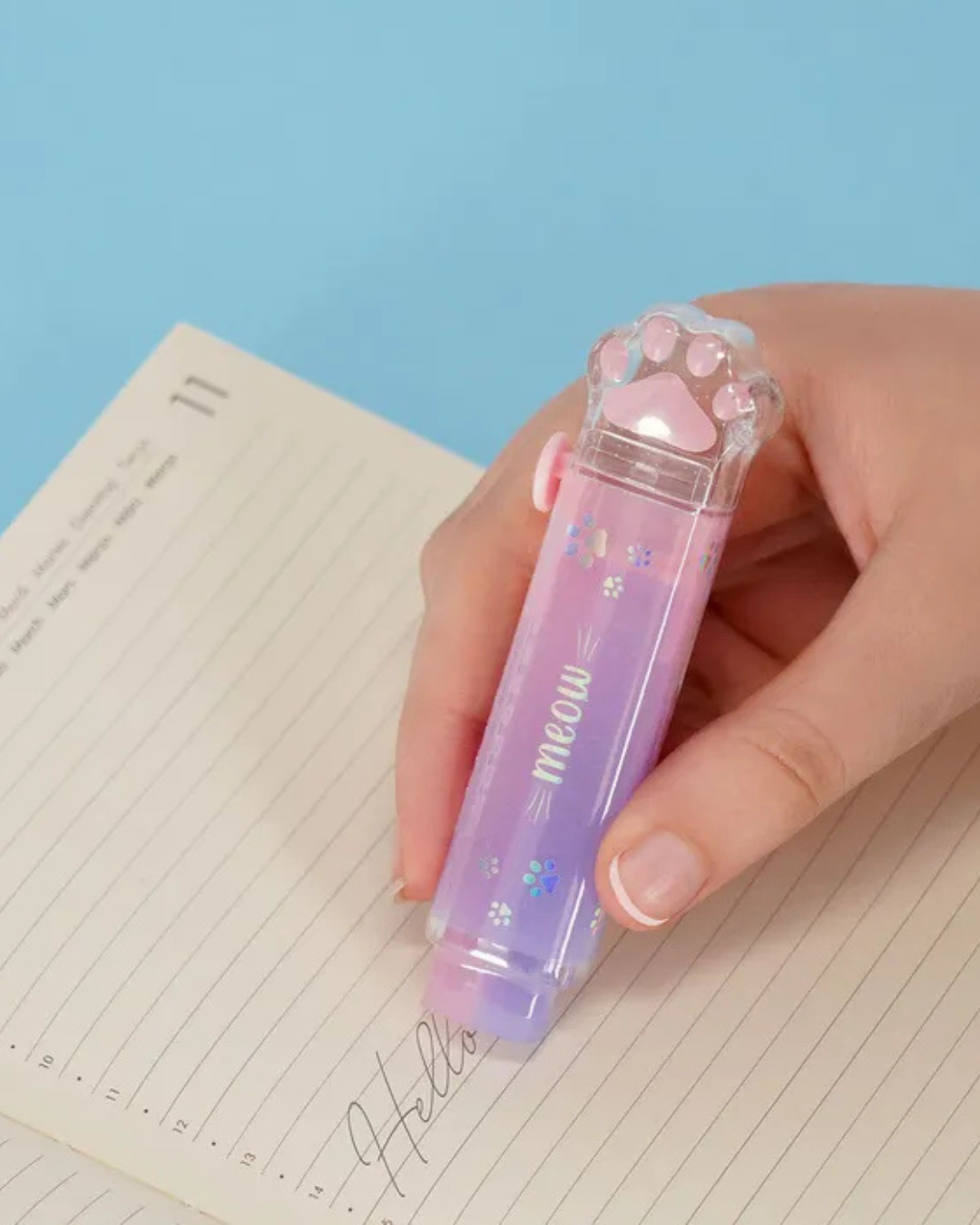 Meow - Retractable Eraser