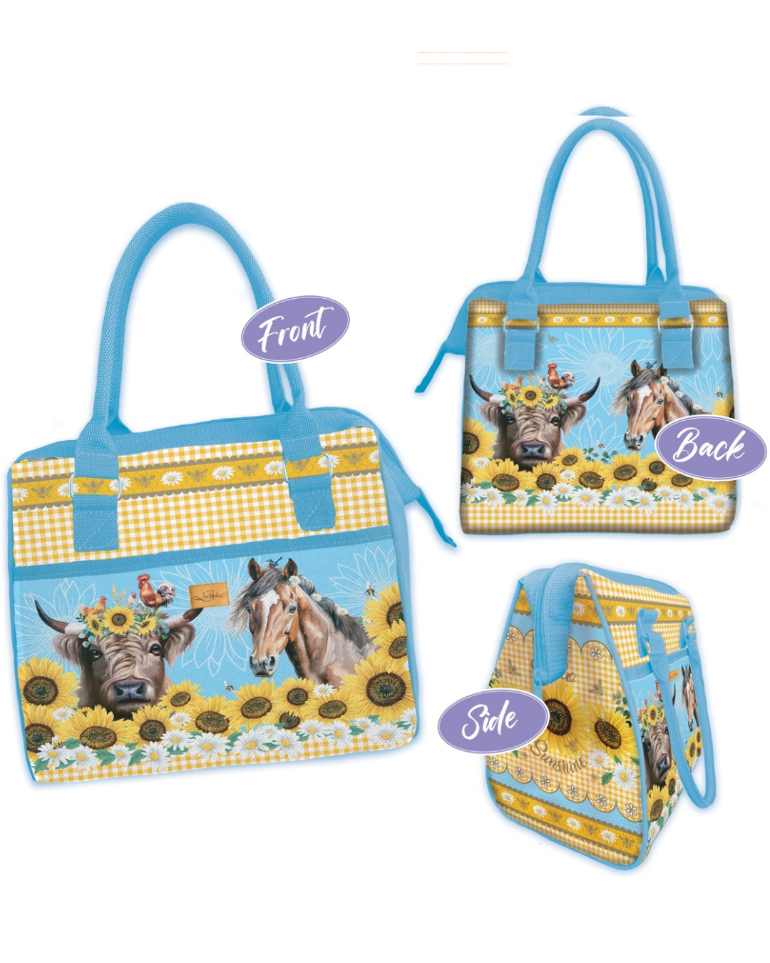 Lunch Tote Cooler Bag - Sunny Country