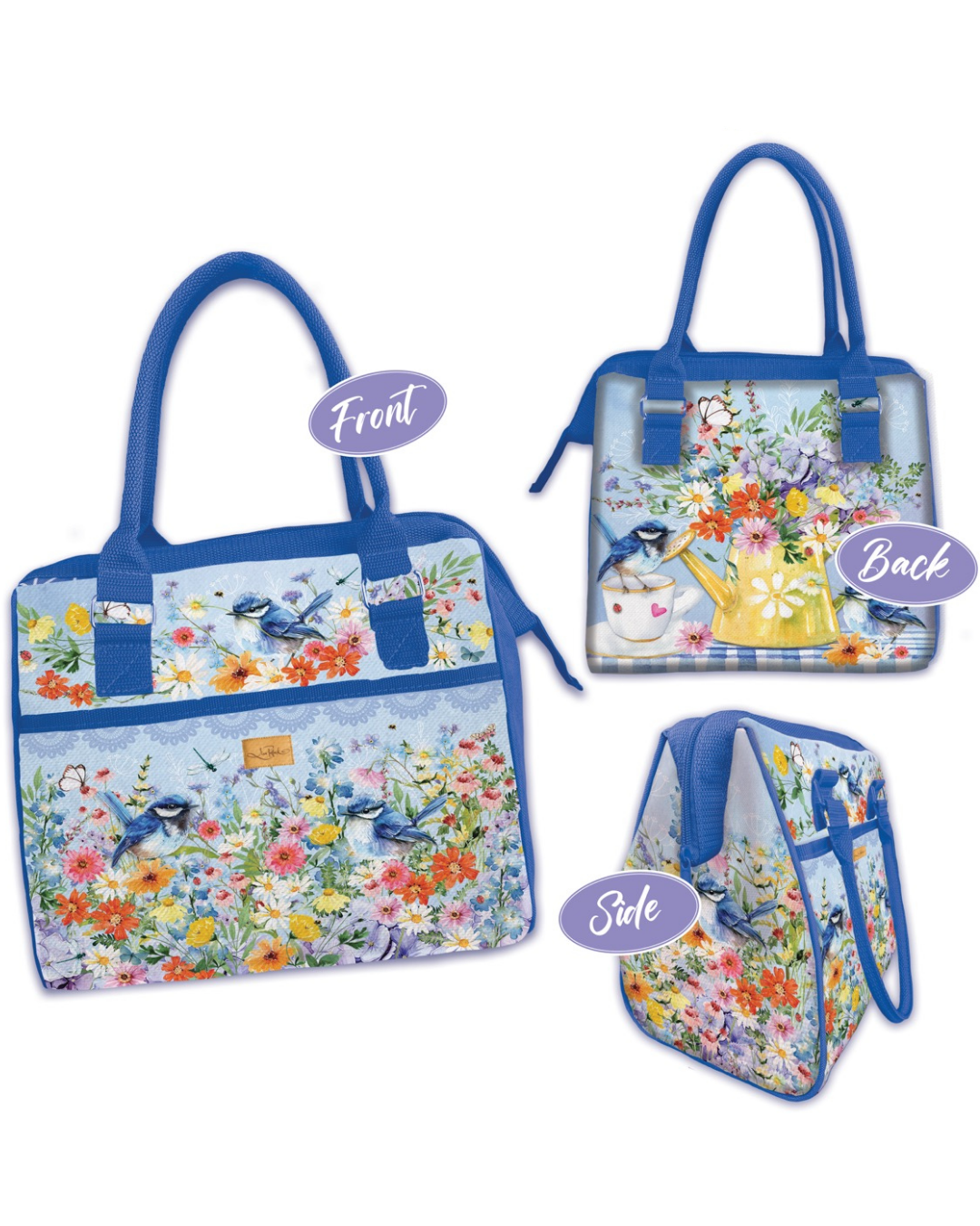 Lunch Tote Cooler Bag - Teatime Wrens