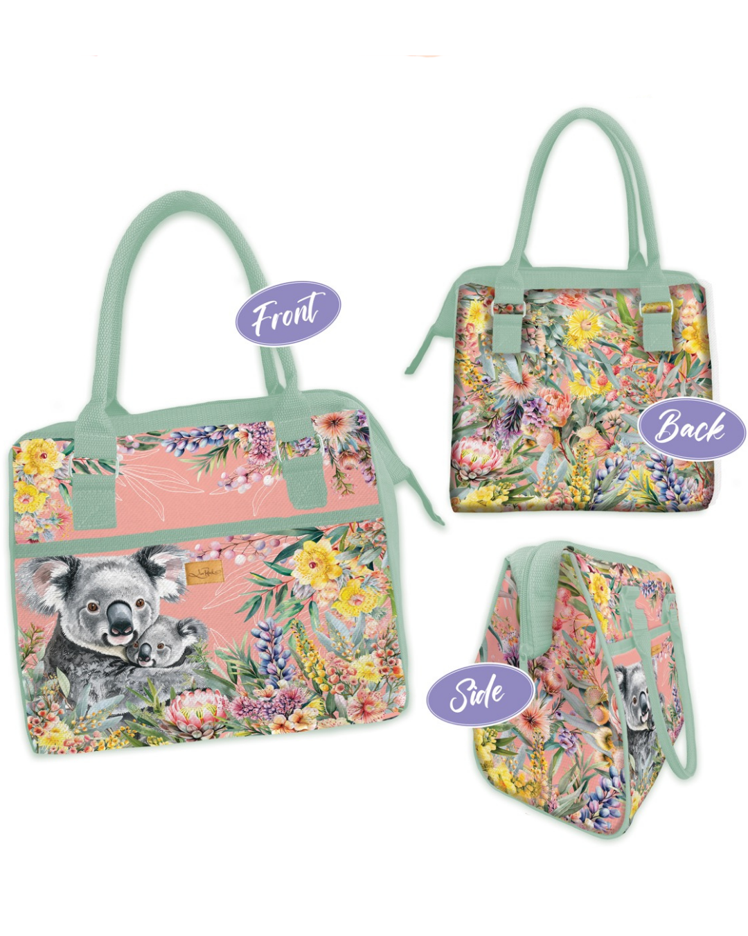 Lunch Tote Cooler Bag - Koala Cuddle