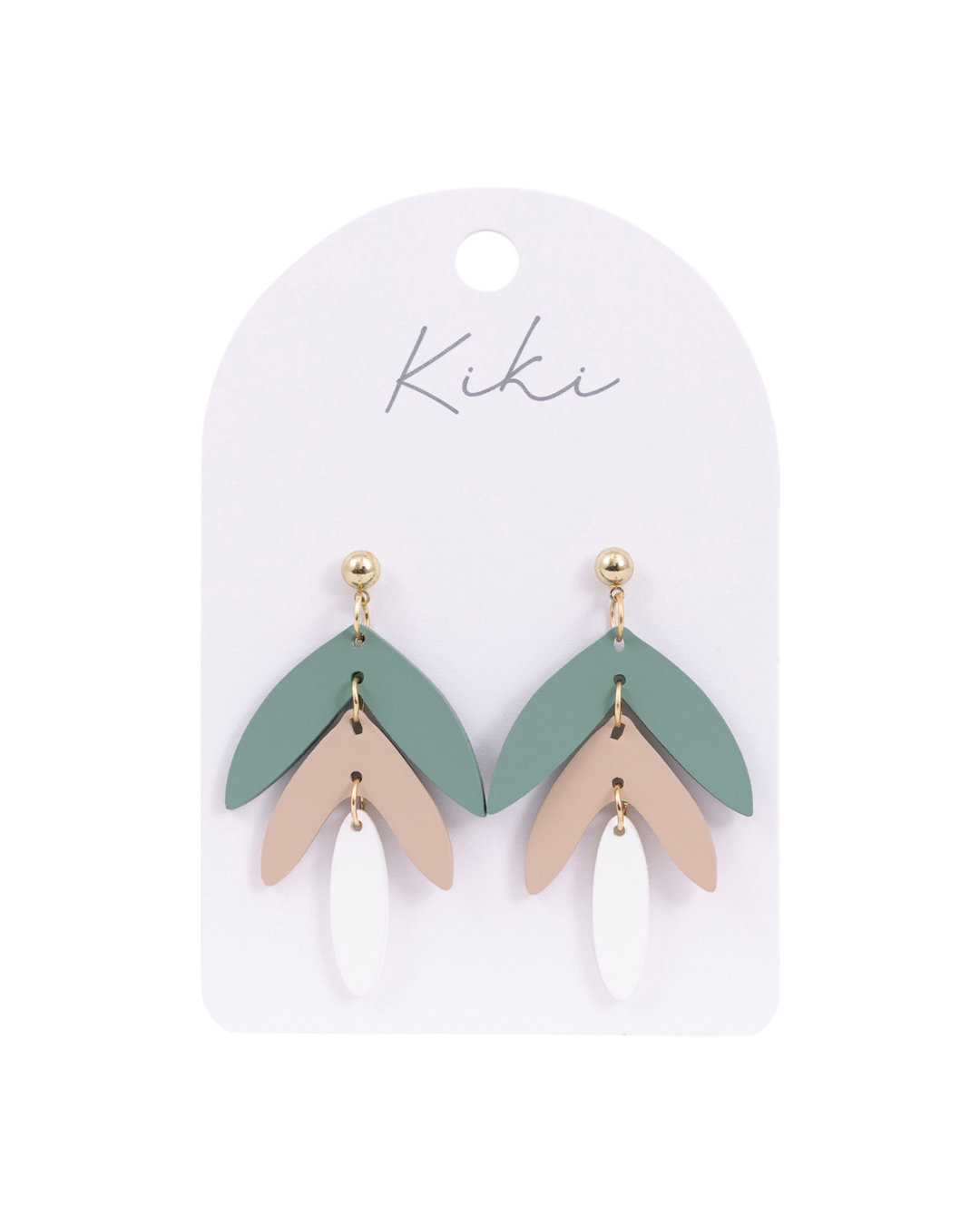 Green Leaves Earrings