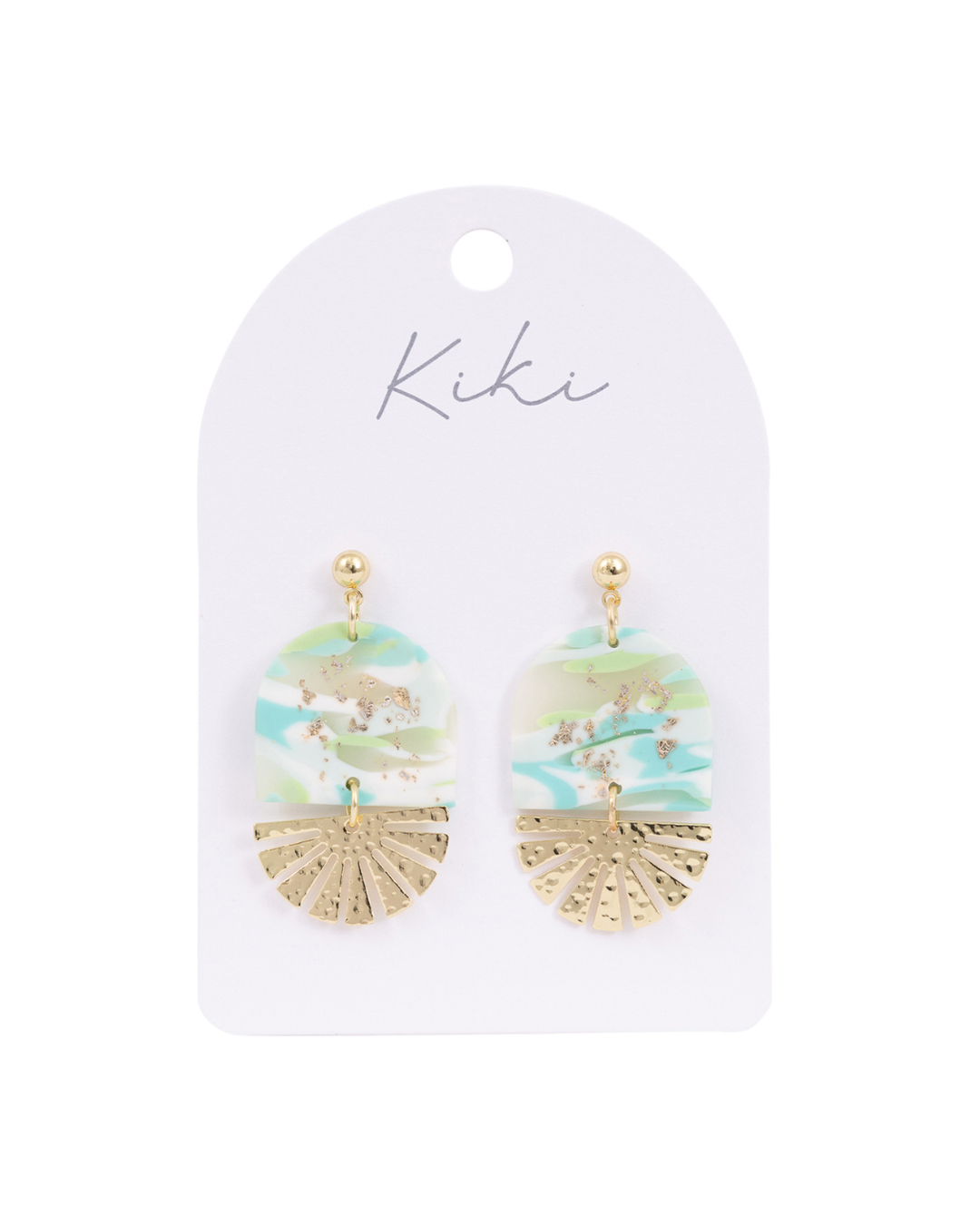 Aqua Shimmer Earrings